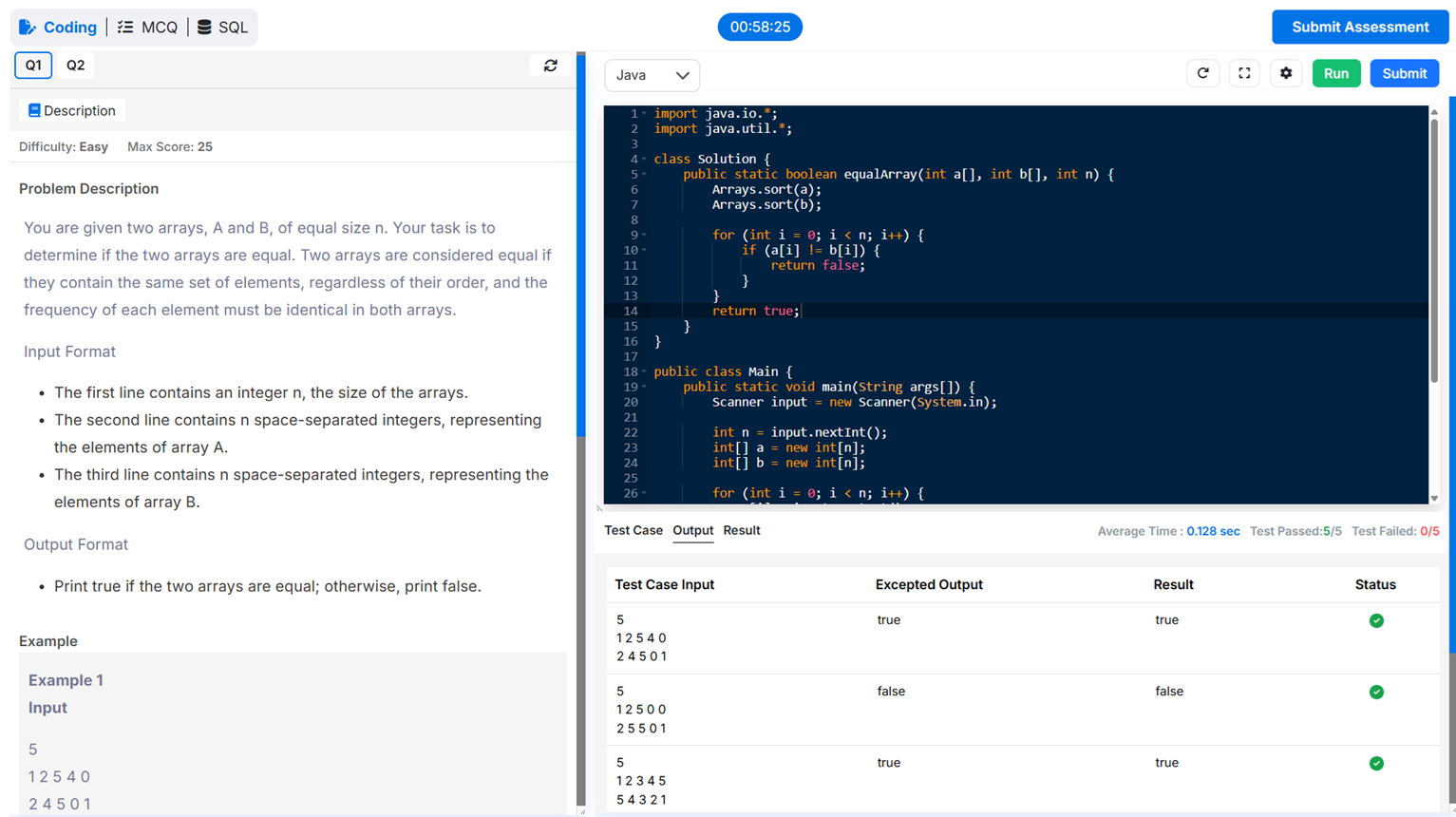 Coding Assessment & IDE Portal